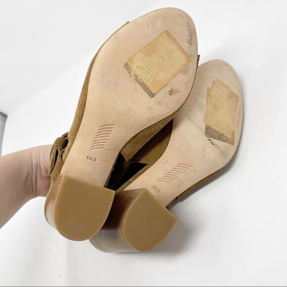 Paige Suede Mimi Buckle Peep Toe Ankle Booties - Picture 10 of 10